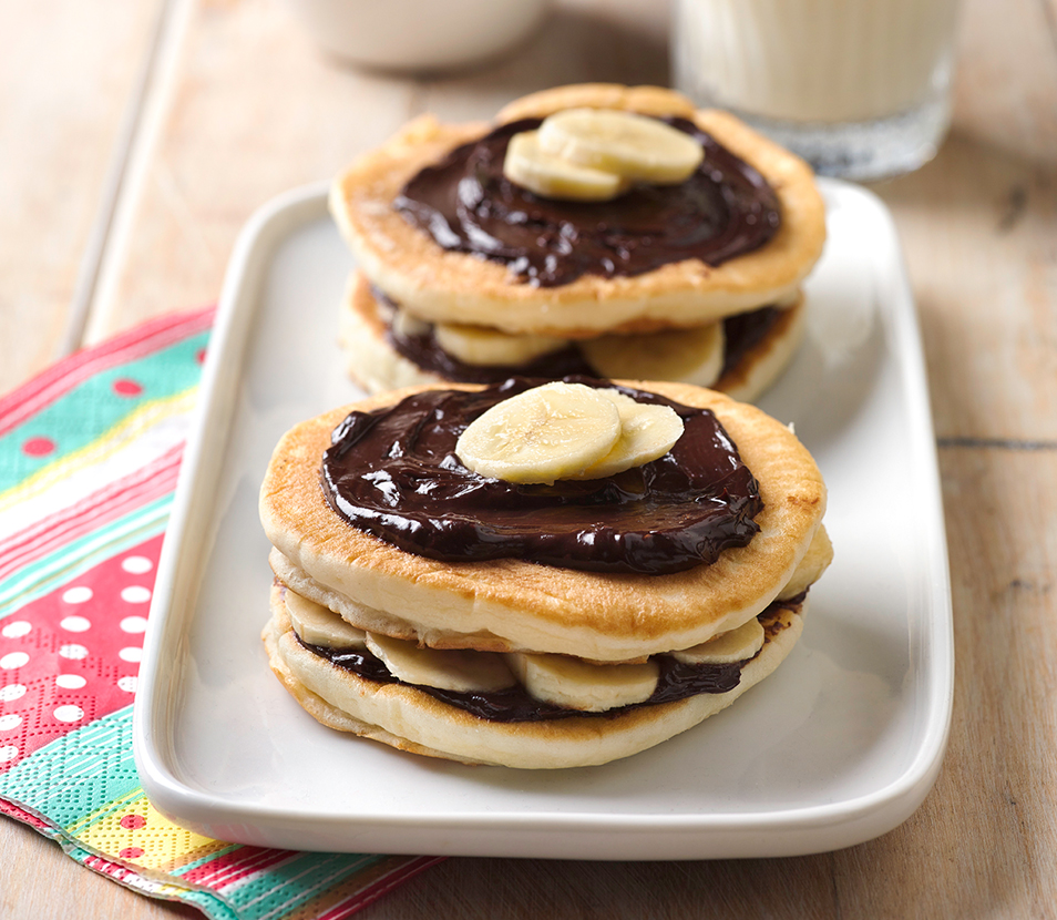 Chocolate Banana Pikelets